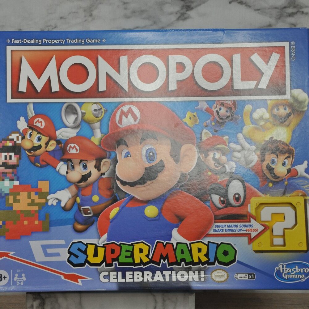 Monopoly Super Mario Celebration Edition – Brand New, Factory Sealed!